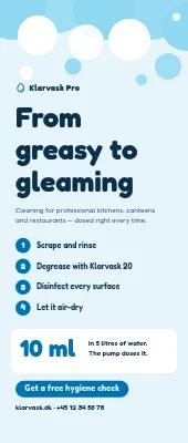 Cleaning products roll-up — from greasy to gleaming