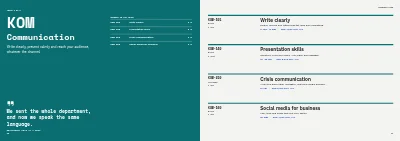 Σελίδες 10–11 του Corporate training course catalogue – 24 pages