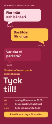 Roll-up för allmänt möte — kommunfullmäktige
