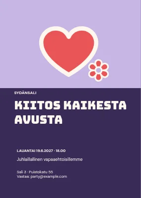 Kiitos kaikesta, mitä teet