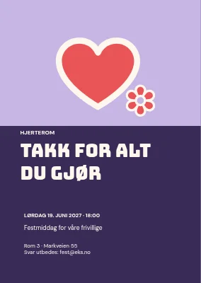 Takk for alt du gjør