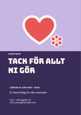 Tack för allt du gör