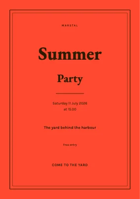 Summer party in Marstal