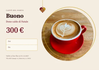 Buono regalo di Natale — coffee bar