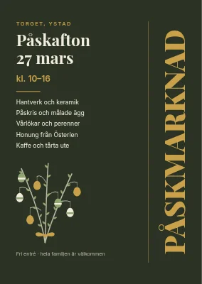 Påskmarknad i Ystad