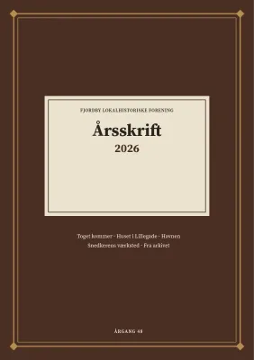 Årsskrift for lokalhistorisk forening – 32 sider