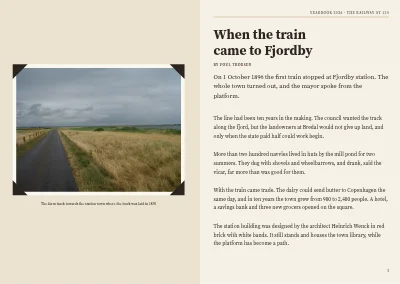 Pages 4–5 of Yearbook for a local history society – 32 pages
