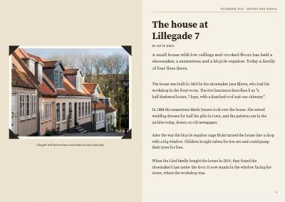 Pages 8–9 of Yearbook for a local history society – 32 pages