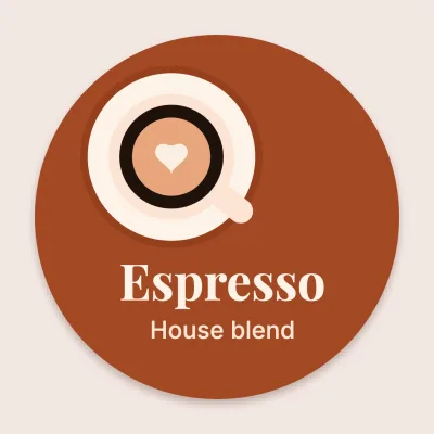 Espresso from above