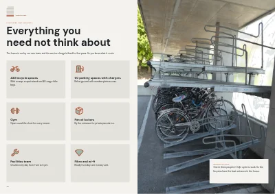 Pages 20–21 of Project brochure for a new office building – 24 pages