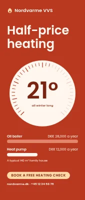 Plumber roll-up — heat pump, half the bill