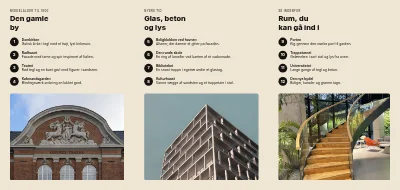 Side 2 af Arkitekturguide til byen