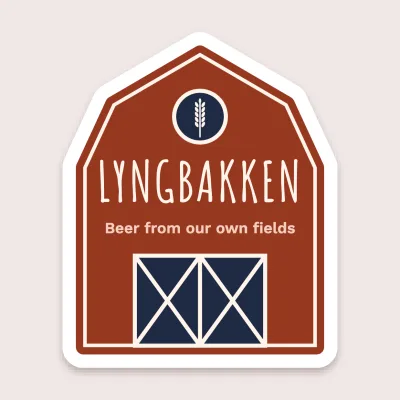 The farm brewery barn