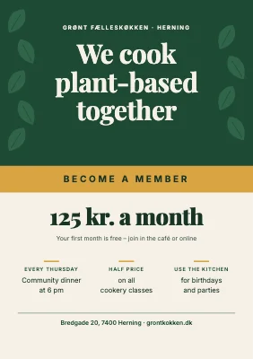 Vegan community kitchen — become a member