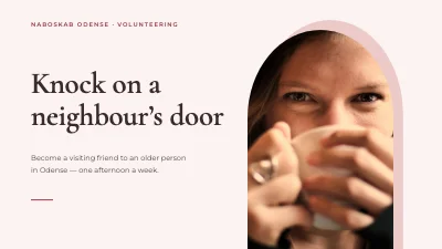 Visiting-friend volunteers — recruitment talk