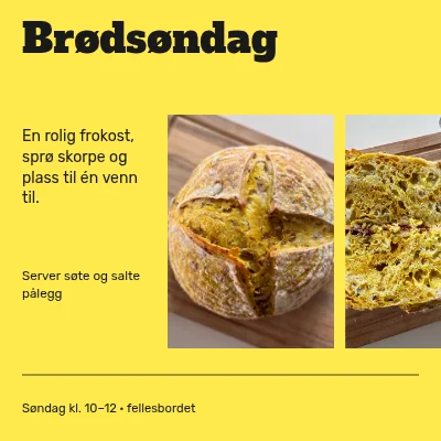 Brødsøndag · oppskriftsmarked