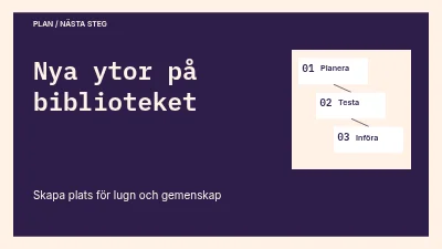 Sida 1 av Nya ytor på biblioteket