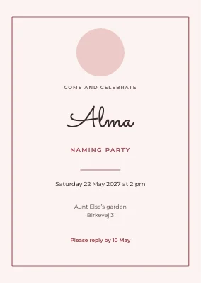 Naming party
