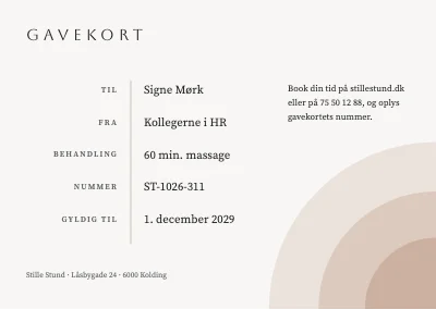 Side 2 af Gavekort — massage