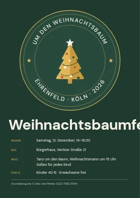 Weihnachtsbaumfest — Ring um den Baum