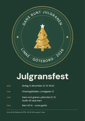 Julgransplundring — ring runt granen