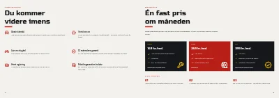 Side 14–15 af Servicekatalog for autoværksted – 16 sider