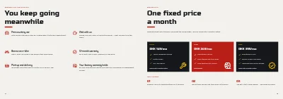 Side 14–15 av Service catalogue for a car garage – 16 pages