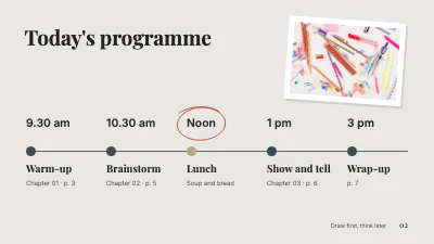 Page 2 of Creativity workshop — Draw first