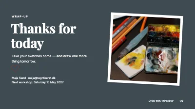 Page 7 of Creativity workshop — Draw first