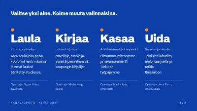Sivu 4 – Kansanopistokurssit — kevät Kööpenhaminassa