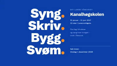 Folkehøyskolekurs — vår i København
