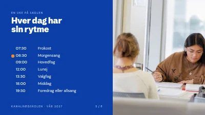 Side 5 av Folkehøyskolekurs — vår i København