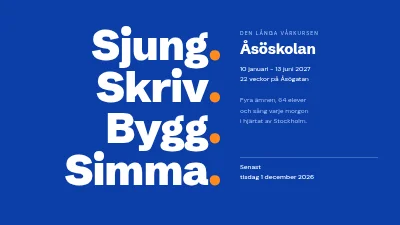 Folkhögskolekurser — våren i Köpenhamn
