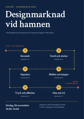 Designmarknad — en rutt genom lagerlokalerna
