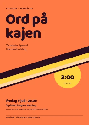 Poetry slam i Marstals hamn
