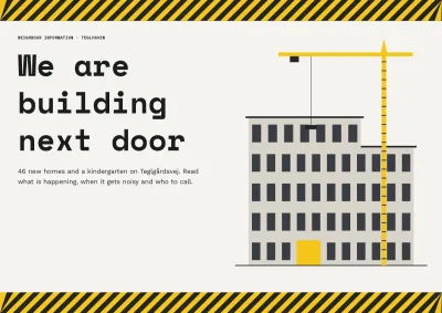 Neighbour information about a building project – 8 pages