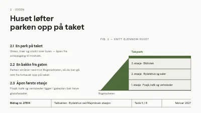 Side 5 av Arkitekturkonkurranse — bydelshus med takpark