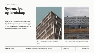 Side 7 av Arkitekturkonkurranse — bydelshus med takpark