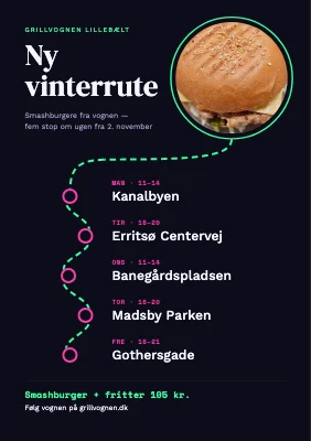 Foodtruck — ugens rute