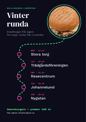 Foodtruck — veckans rutt