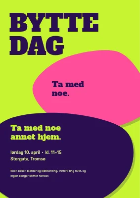 Byttedag i Thisted — former i klippet papir