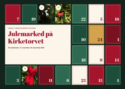 Program for julemarked – 8 sider