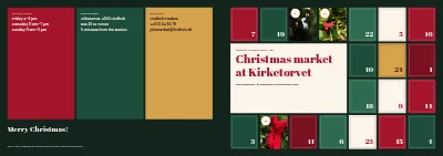 Cover of Programme for a Christmas market – 8 pages