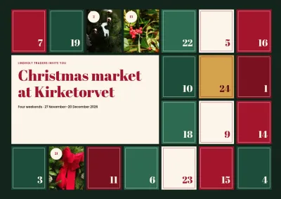 Programme for a Christmas market – 8 pages