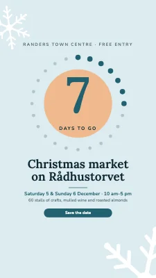 Christmas market — countdown