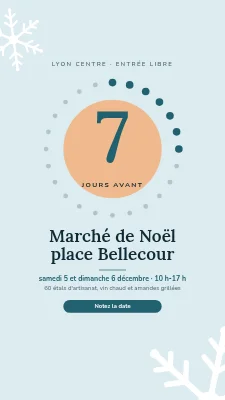 Marché de Noël — compte à rebours