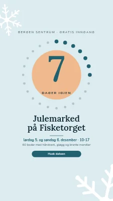 Julemarked — nedtelling