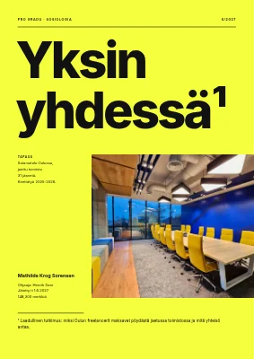 Pro gradu -tutkielma — coworking-tila