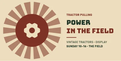 Tractor pulling – Retro character