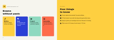 Pages 34–35 of Welcome guide for a business academy – 48 pages